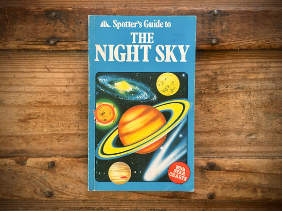 Spotter’s Guide to the Night Sky, PB, Star Charts, Space, Science, Usborne, 1979