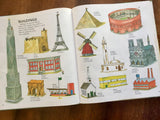 Richard Scarry's European Word Book (English, French, German), Vintage 1975, Hardcover