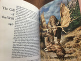 The Call of the Wild and Other Stories by Jack London, Illustrated Junior Library, Vintage 1976, Illustrated by Kyuzo Tsugami, Hardcover Book