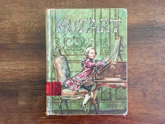 Mozart by Reba Paeff Mirsky, Vintage 1960, Illustrated by W.T. Mars