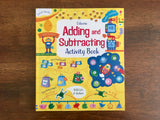 Usborne Adding and Subtracting Activity Book, Like New
