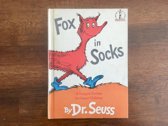 Fox in Socks by Dr. Seuss, Vintage 1965, Book Club Edition