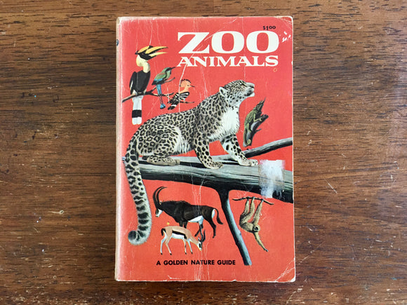 Zoo Animals, A Golden Nature Guide, Vintage 1967