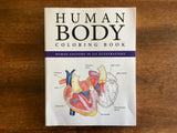 Human Body Coloring Book, Anatomy in 215 Illustrations, Science Activity