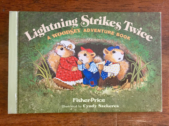 Lightning Strikes Twice, Hardcover Book, Vintage 1979, Illustrated
