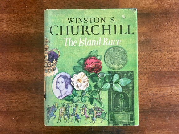 The Island Race by Winston S. Churchill, Vintage 1964, Hardcover Book with Dust Jacket