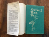 Seasons of Heron Pond: Wildlings of Air, Earth and Water by Mary Leister, Illustrated by Charles Hazard, Vintage 1981, Hardcover with Dust Jacket