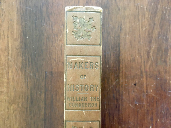 William the Conqueror by Jacob Abbott, Makers of History, Antique, Hardcover Book