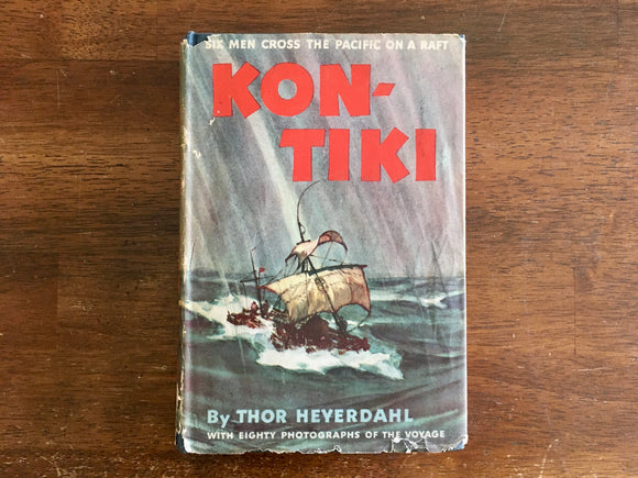 Kon-Tiki: Across the Pacific by Raft by Thor Heyerdahl, Vintage 1950, Translated by FH Lyon