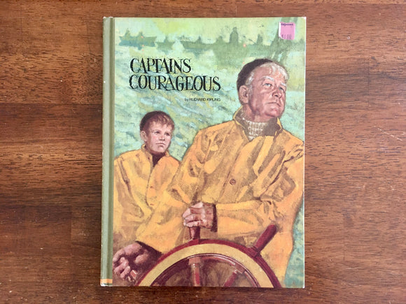 Captains Courageous by Rudyard Kipling, Illustrated by Dick Cole, Vintage 1969