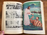 . The Bible in Pictures. Hardcover Book. Vintage 1952. Illustrated.