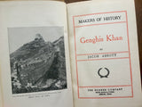 Genghis Khan by Jacob Abbott, Makers of History, Antique, Hardcover Book, Werner