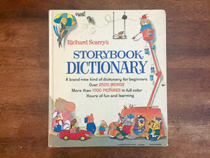 Richard Scarry's Storybook Dictionary, Vintage 1966, Harcover Book