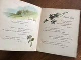 Violets from Tennyson, Antique 1898, Hardcover, Illustrated