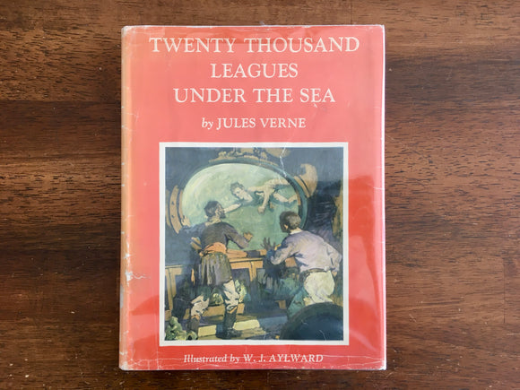 Twenty Thousand Leagues Under the Sea, Jules Verne, W.J. Aylward Illustrated, 1960