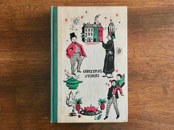 Christmas Stories by Charles Dickens, Illustrated by Walter Seaton, Junior Deluxe Editions, Vintage 1940, Hardcover Book