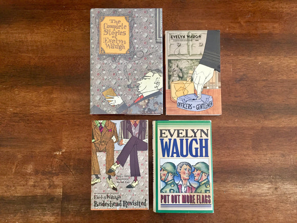 Evelyn Waugh books, LOT of 4
