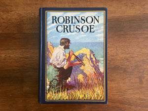 Robinson Crusoe by Daniel DeFoe, Illustrated by Franklin Godwin, 1925, hc