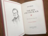 The Red and the Black by Stendhal, Mette Ivers, Franklin Library, 1979
