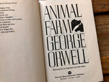 Animal Farm, George Orwell, HC DJ, Illustrated, 1982