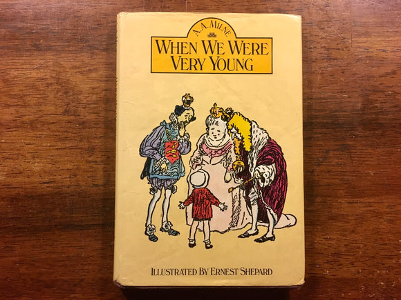 When We Were Very Young by A.A. Milne, Illustrated by Ernest Shepard, Vintage 1977