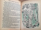 Fifty Famous Fairy Tales, Illustrated by Bruno Frost, Vintage 1946, Whitman Publishing, Hardcover Book
