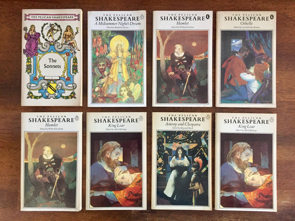 The Pelican Shakespeare, 8-book LOT
