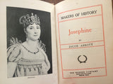 Josephine by Jacob Abbott, Makers of History, Antique, Hardcover Book, Werner