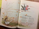 Mother Goose, Pictures by Gyo Fujikawa, Vintage 1981, Hardcover Book