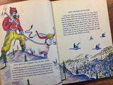 . Paul Bunyan Marches On by Ida Virginia Turney, Illustrated by Norma Lyon, Vintage 1942, Hardcover Book with Dust Jacket