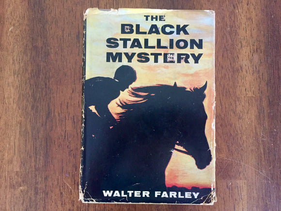 The Black Stallion Mystery by Walter Farley, Hardcover Book w/ Dust Jacket, Vintage 1957, Illustrated