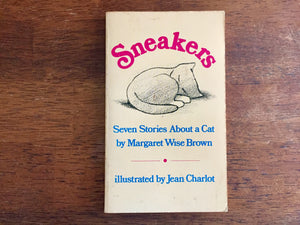 Sneakers - Seven Stories About A Cat by Margaret Wise Brown, Rare, Vintage 1979 PB, Illustrated