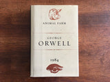 Animal Farm and 1984 by George Orwell, HC DJ, Two Classics in One Book