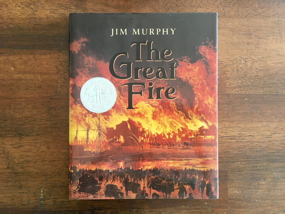. The Great Fire by Jim Murphy, Signed, Vintage 1995, HC DJ
