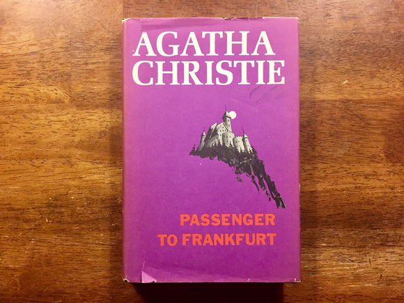 . Passenger to Frankfurt by Agatha Christie, Hardcover Book with Dust Jacket, Vintage 1970