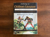 Anthology of Children’s Literature, Illustrated by NC Wyeth, Hardcover with Dust Jacket