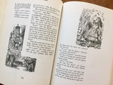 The Annotated Alice: Alice's Adventures in Wonderland & Through the Looking Glass by Lewis Carrol, Vintage 1940, Illustrated by John Tenniel, Notes by Martin Gardner, Hardcover Book with Dust Jacket