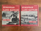 European Land Battles: The Military History of World War II, Vintage 1962, Franklin Watts
