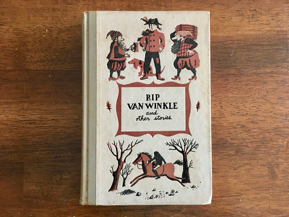 Rip Van Winkle and Other Stories by Washington Irving, Illustrated by Susanne Suba, Junior Deluxe Editions, Vintage 1940, Hardcover Book
