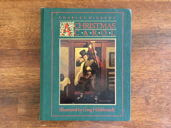 A Christmas Carol by Charles Dickens, Illustrated by Greg Hildebrandt, Vintage 1983