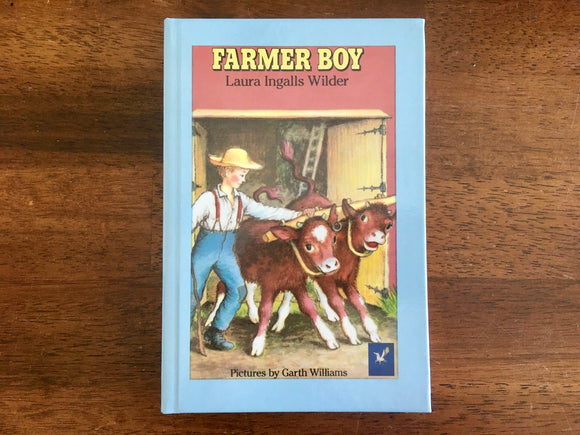 Farmer Boy by Laura Ingalls Wilder, Pictures by Garth Williams, Vintage 1971, Harcover Book
