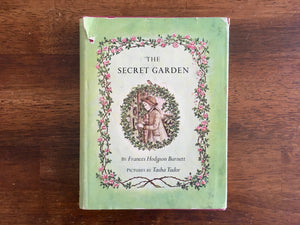 The Secret Garden by Frances Hodgson Burnett, Illustrated by Tasha Tudor, HC DJ