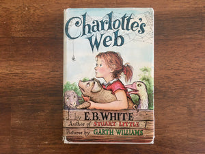 Charlotte’s Web by E.B. White, Illustrated by Garth Williams, Vintage 1952, HC DJ