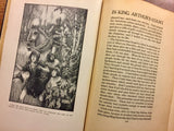 A Connecticut Yankee in King Arthur's Court by Mark Twain, Gift Edition, Vintage 1917, Hardcover Book, Illustrated