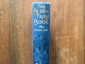 The Blue Fairy Book by Andrew Lang, Antique, Hardcover, Illustrated