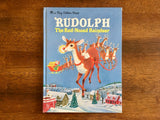 Rudolph, the Red-Nosed Reindeer, A Big Golden Book, Vintage 1993, HC