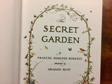 The Secret Garden by Frances Hodgson Burnett, Illustrated by Graham Rust, Vintage 1987, First U.S. Edition, Hardcover Book