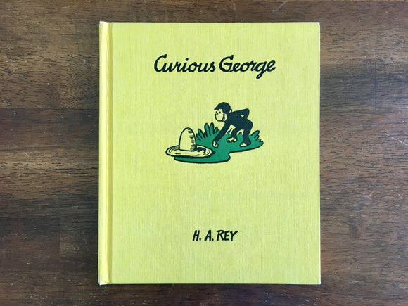 Curious George by H.A. Rey, Vintage 1969, HC, Yellow Cloth, 27th Printing