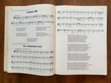124 Folk Songs, Vintage 1965, Sheet Music Song Book, Paperback