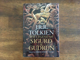 The Legend of Sigurd & Gudrun by JRR Tolkien, Hardcover Book with Dust Jacket